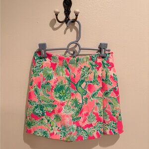 Tropical Print Skort